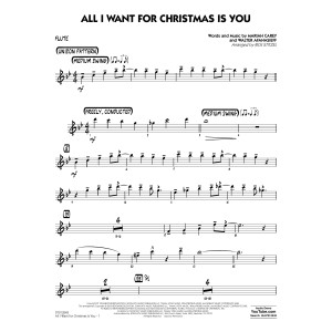 All I Want For Christmas Is You - Flute