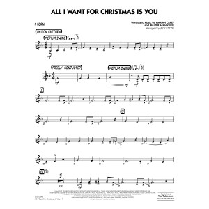 All I Want For Christmas Is You - F Horn