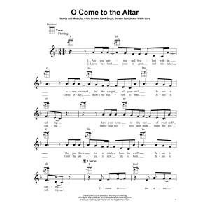 O Come To The Altar