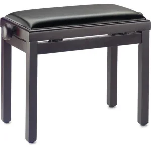 Stagg PB39 Banqueta de Piano Palisandro Mate Skai Negro