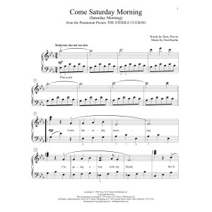 Come Saturday Morning (Saturday Morning)
