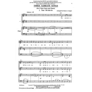 Three Sabbath Songs