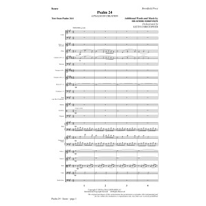 Psalm 24 - Full Score