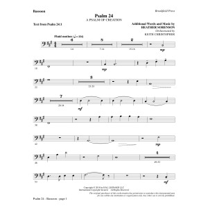 Psalm 24 - Bassoon