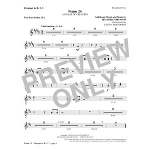 Psalm 24 - Bb Trumpet 2,3