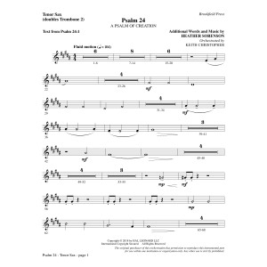 Psalm 24 - Tenor Sax (sub. Tbn 2)