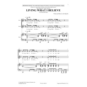 Living What I Believe