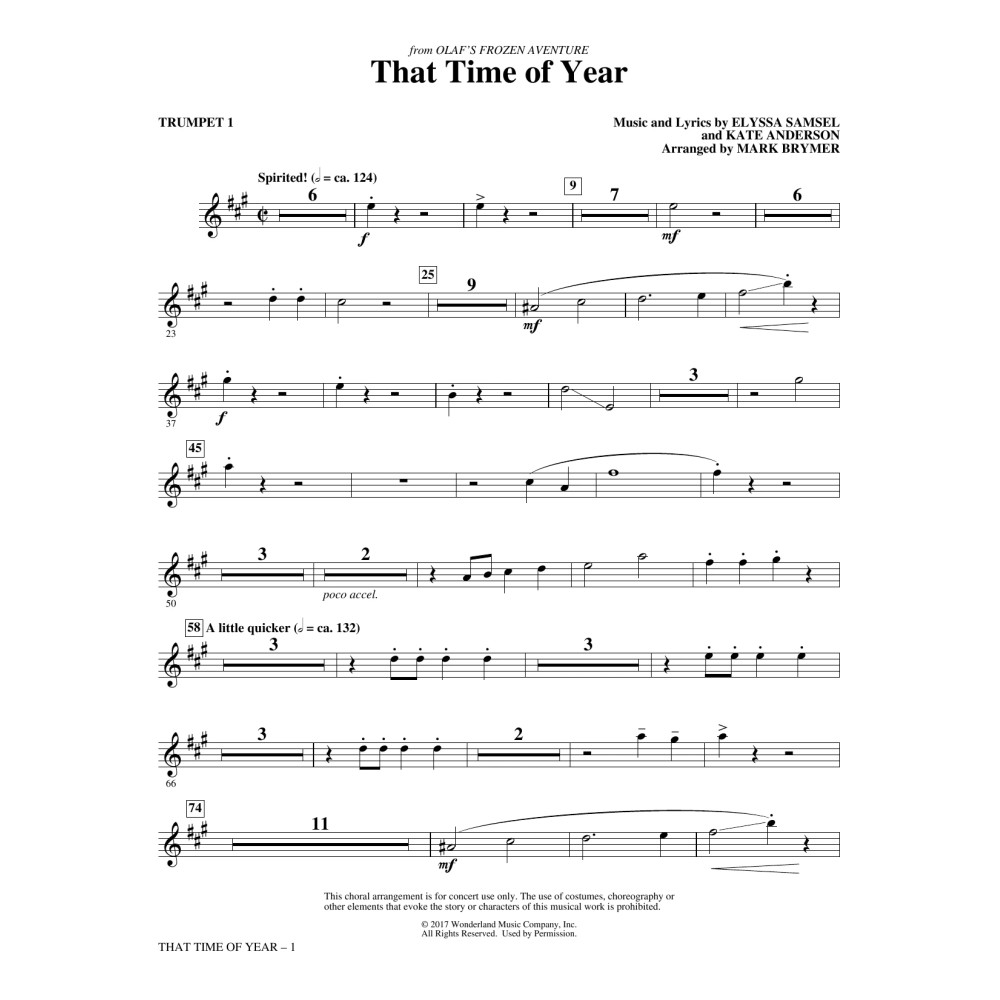 That Time of Year - Trumpet 1