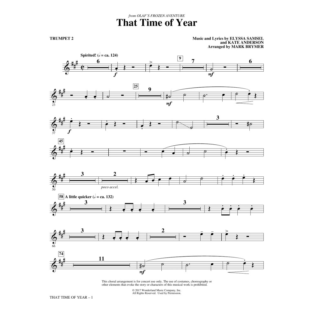 That Time of Year - Trumpet 2