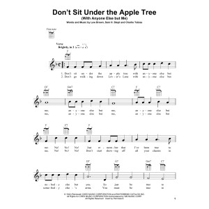 Don't Sit Under The Apple Tree (With Anyone Else But Me)