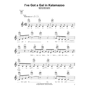I've Got A Gal In Kalamazoo