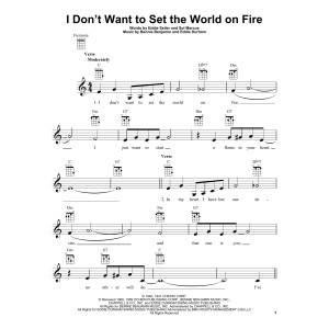 I Don't Want To Set The World On Fire