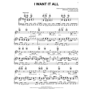I Want It All