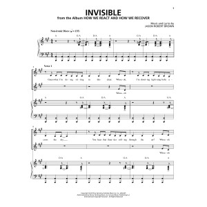 Invisible (from How We React And How We Recover)