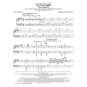 La La Land: Choral Highlights (arr. Mark Brymer) - Synthesizer
