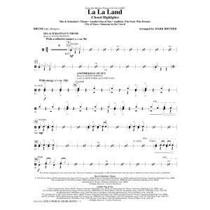 La La Land: Choral Highlights (arr. Mark Brymer) - Drums