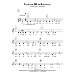 Famous Blue Raincoat