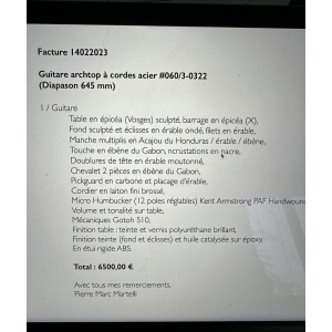 Guitarra Jazz Pierre Marc Martelli