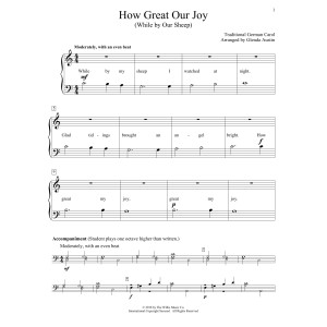 How Great Our Joy (While By Our Sheep)