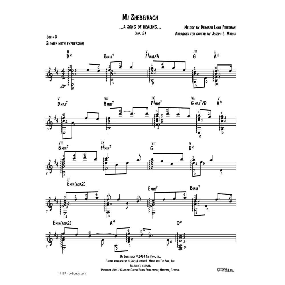 Mi Shebeirach Var 2 (arr. Joe Marks)