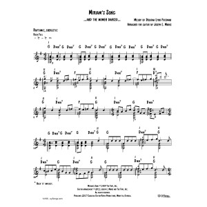 Miriam's Song (arr. Joe Marks)