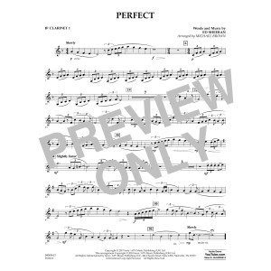 Perfect (arr. Michael Brown) - Bb Clarinet 1