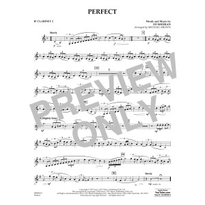 Perfect (arr. Michael Brown) - Bb Clarinet 2