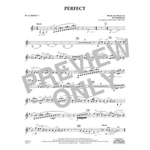 Perfect (arr. Michael Brown) - Bb Clarinet 3