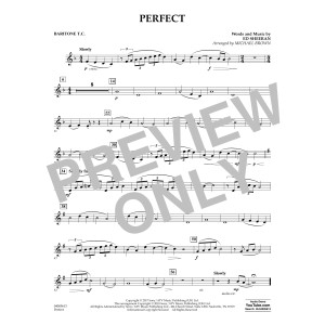 Perfect (arr. Michael Brown) - Baritone T.C.
