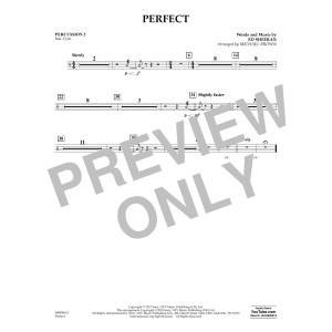 Perfect (arr. Michael Brown) - Percussion 2