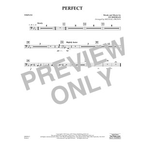 Perfect (arr. Michael Brown) - Timpani