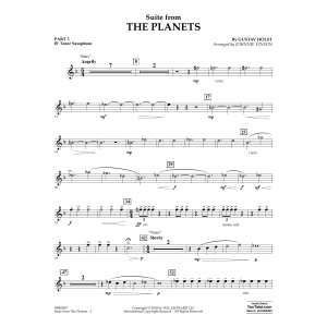 Suite from the Planets - Pt.3 - Bb Tenor Saxophone