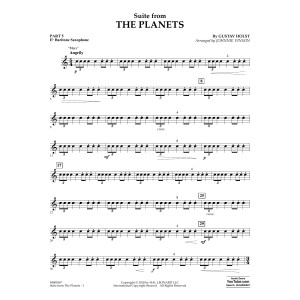 Suite from the Planets - Pt.5 - Eb Baritone Saxophone