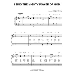 I Sing The Mighty Power Of God