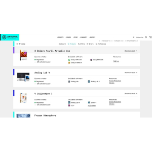 Arturia sintetizadores de software (bundles) - Efectos/amplificadores y una caja de ritmos (Spark)