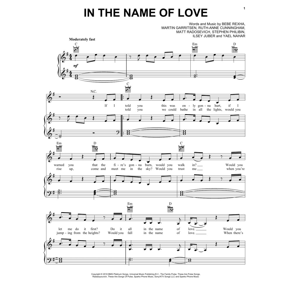 In The Name Of Love