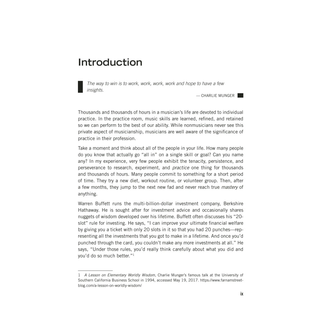 Practicing with Purpose: An Indispensable Resource to Increase Musical Proficiency