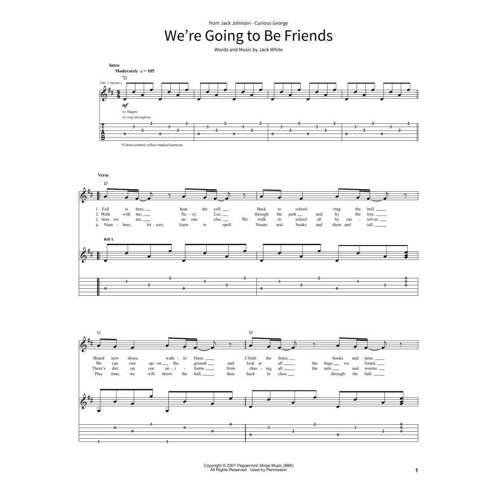 We're Going To Be Friends