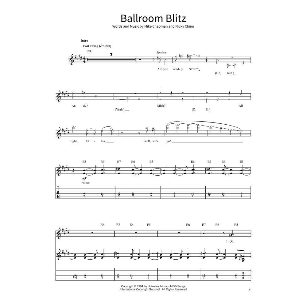 Ballroom Blitz