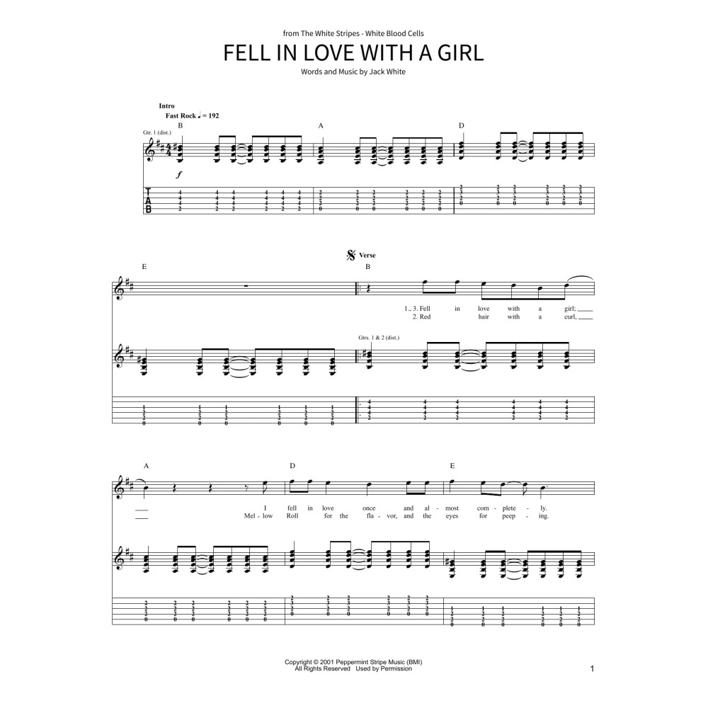 Fell In Love With A Girl