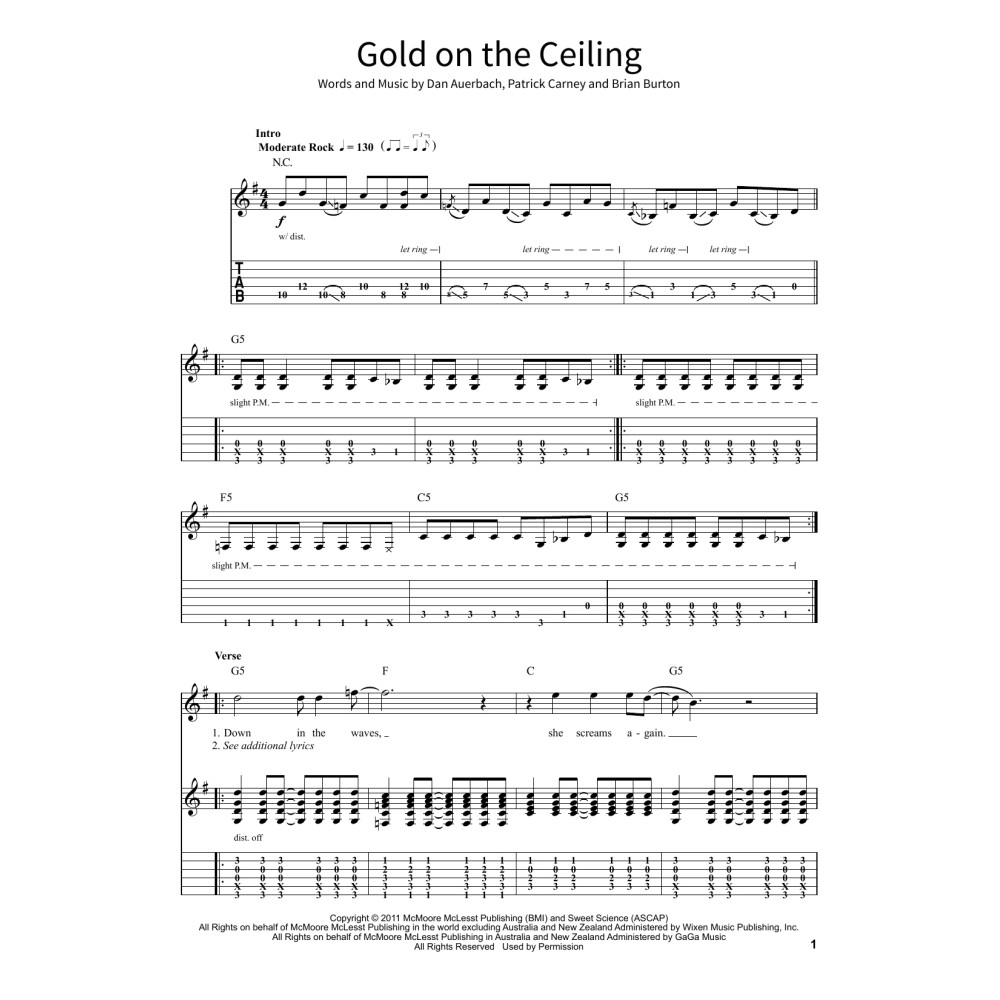 Gold On The Ceiling
