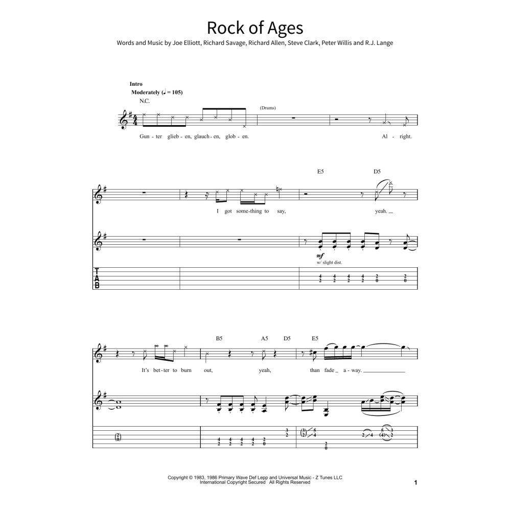 Rock Of Ages