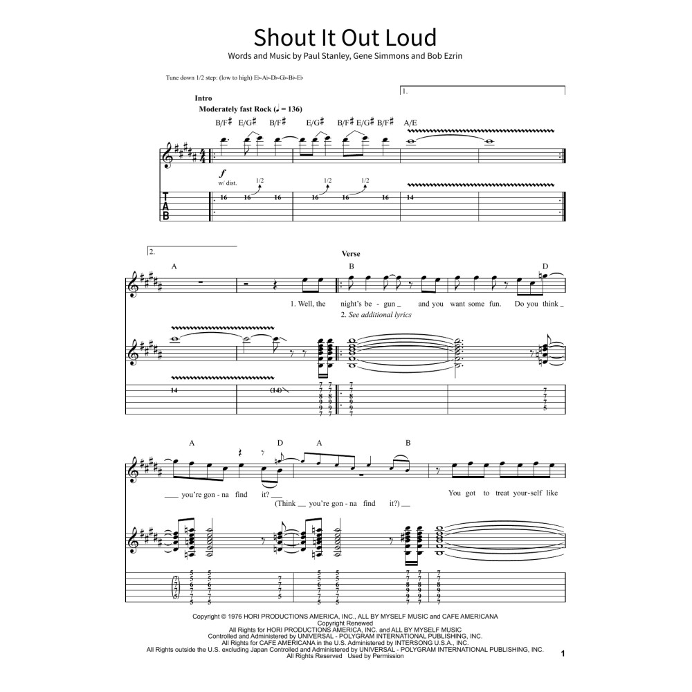 Shout It Out Loud