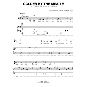 Colder By The Minute (from Frozen: The Broadway Musical)