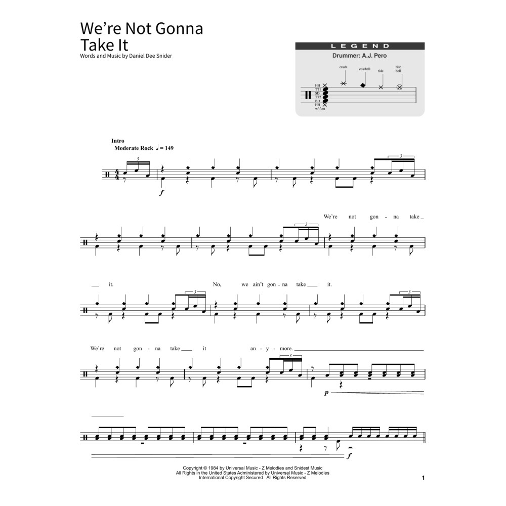We're Not Gonna Take It
