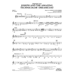 Highlights from Joseph and the Amazing Technicolor Dreamcoat - Pt.3 - Bb Clarinet