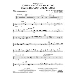 Highlights from Joseph and the Amazing Technicolor Dreamcoat - Pt.4 - Bb Tenor Sax/Bar. T.C.