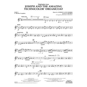 Highlights from Joseph and the Amazing Technicolor Dreamcoat - Pt.5 - Eb Baritone Saxophone