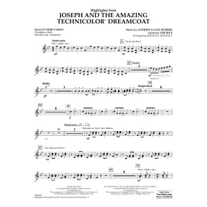Highlights from Joseph and the Amazing Technicolor Dreamcoat - Mallet Percussion
