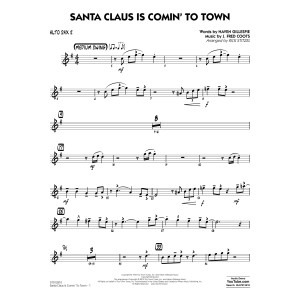 Santa Claus Is Comin' to Town - Alto Sax 2